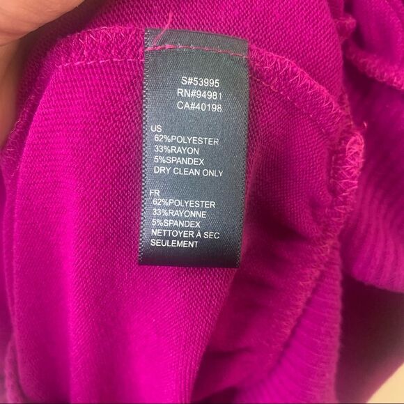 Forever TwentyOne Fuchsia Flattering V-neck Stretch Dress - Picture 5 of 5